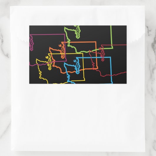 Sprungbrett Rechteckiger Aufkleber (Tasche)