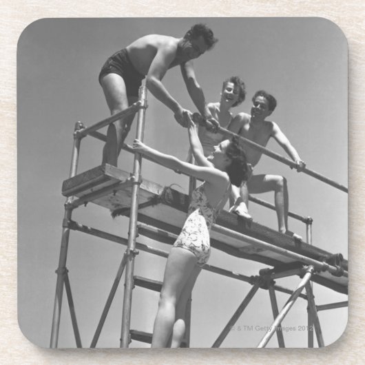 Sprungbrett Untersetzer (Vorderseite)