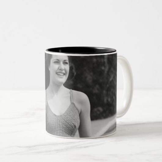 Sprungbrett Zweifarbige Tasse (VorderseiteRechts)