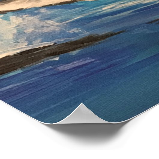 Sprungdolphin Poster (Ecke)