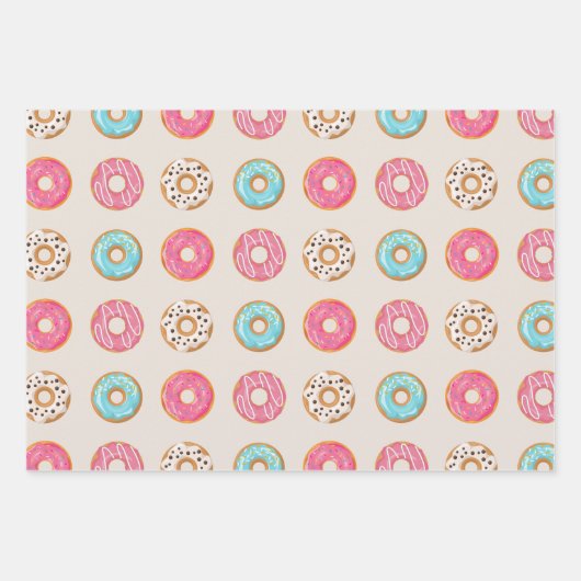 Sprünge Geschenkpapier Set (Vorderseite)