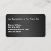 Sprungfahrkarte zur Entfernung der Junk-Karte Visitenkarte (Rückseite)