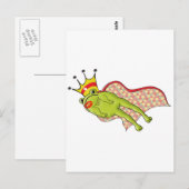 Sprungfarbe des Froschprinzes Postkarte (Vorne/Hinten)