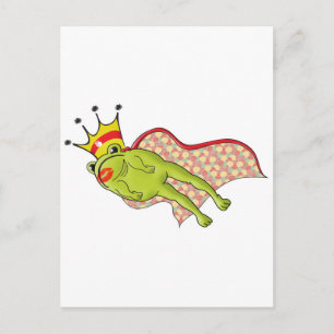Sprungfarbe des Froschprinzes Postkarte