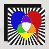 Sprungfarbenkultur Einladung (Vorne/Hinten)