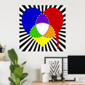 Sprungfarbenkultur Poster (Heimbüro)