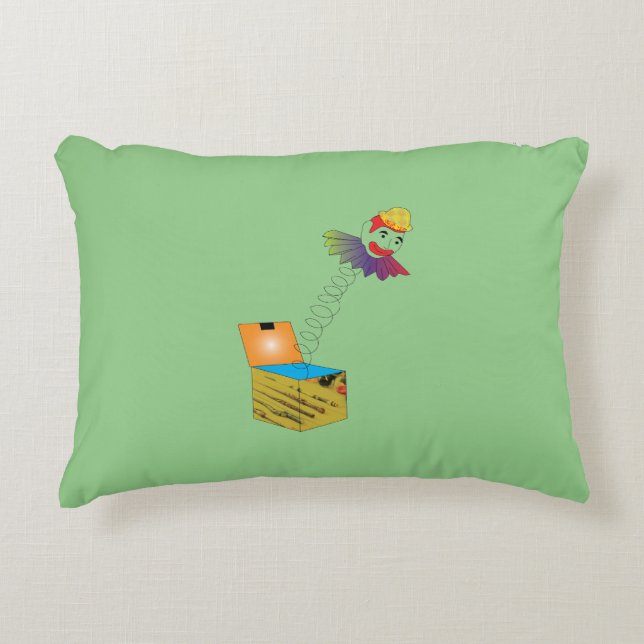 Sprungfeder Dekokissen (Vorderseite)