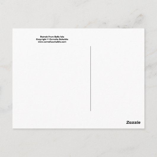 Sprungfeder Postkarte (Rückseite)