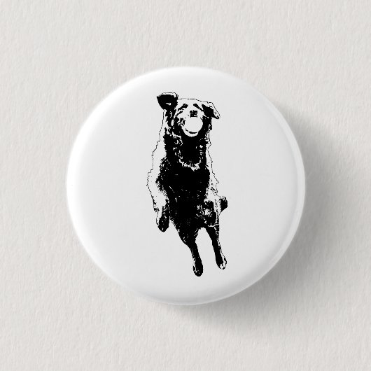 Sprungfreude, kleine Auszeichnung Button (Vorderseite)
