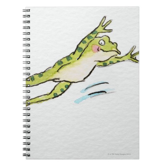 Sprungfrosch 2 notizblock (Vorderseite)