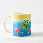 Sprungfrosch Party Keramik Tasse Geschenk (Links)