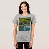 Sprunghafter Darsteller Tri-Blend Shirt (Vorderseite voll)