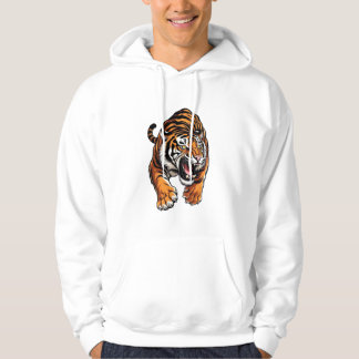 Sprunghafter Tiger Hoodie