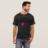 Sprungmodus auf Trampolin Gymnast T-Shirt (Vorne ganz)