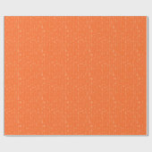 Sprungpapier - Orange auf Orange Geschenkpapier (Flach)
