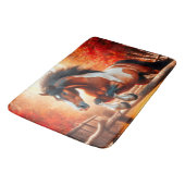 Sprungpferd Badematte (Schrägansicht)