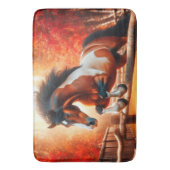 Sprungpferd Badematte (Vorderseite Vertikal)