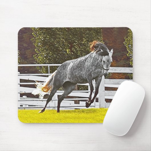 Sprungpferd Mousepad (Mit Mouse)