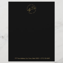 Sprungpferd | Reiten | Pferdetrainer Briefbogen