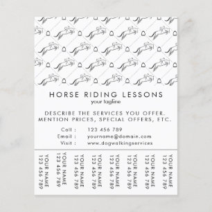 Sprungpferd   Reiten   Pferdetrainer Flyer