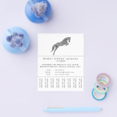 Sprungpferd | Reiten | Pferdetrainer Flyer (Einzeln)