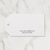 Sprungpferd | Reiten | Pferdetrainer Geschenkanhänger (Rückseite (Horizontal))