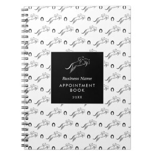 Sprungpferd   Reiten   Pferdetrainer Notizblock