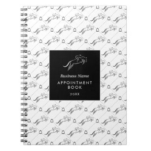 Sprungpferd   Reiten   Pferdetrainer Notizblock