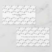 Sprungpferd | Reiten | Pferdetrainer Visitenkarte (Vorne/Hinten)