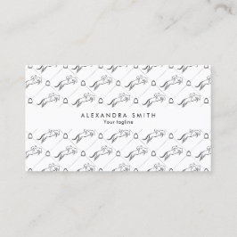 Sprungpferd | Reiten | Pferdetrainer Visitenkarte