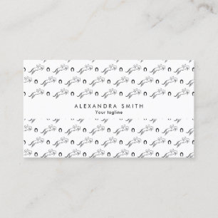 Sprungpferd   Reiten   Pferdetrainer Visitenkarte