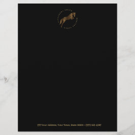 Sprungpferd | Scribble Horse | Pferdetrainer Briefbogen