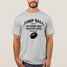 Sprungs-Ball-athletisches T-Shirt-Grau