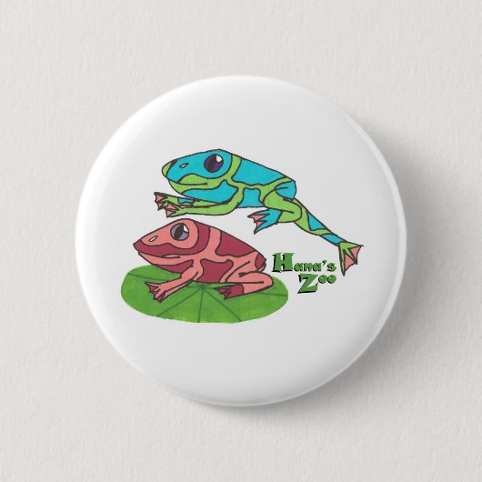 Sprungs-Frosch Button (Vorderseite)