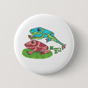 Sprungs-Frosch Button