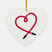 Sprungseil Keramik Ornament (Vorne)