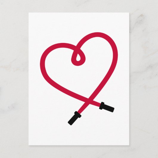 Sprungseil Postkarte (Vorderseite)