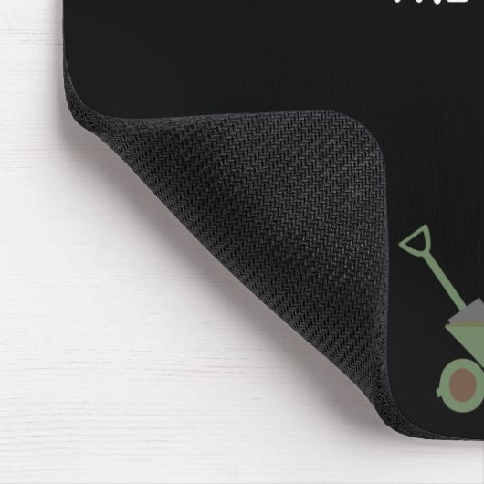 Sprungswitz des schlechten Geschmacks Mousepad (Ecke)