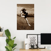 Sprungtänzer Poster (Heimbüro)