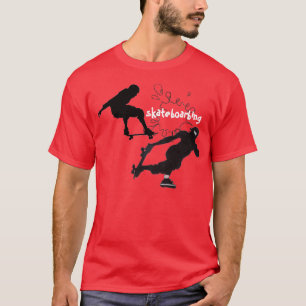 Sprungtechniken beim Skaten T-Shirt