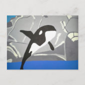 Sprungwal Postkarte (Vorderseite)