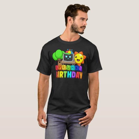 Sprunki Birthday T-Shirt (Vorne ganz)