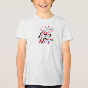 Sprunki Celebration - Kinderkunst von Yuho Tri-Blend Shirt