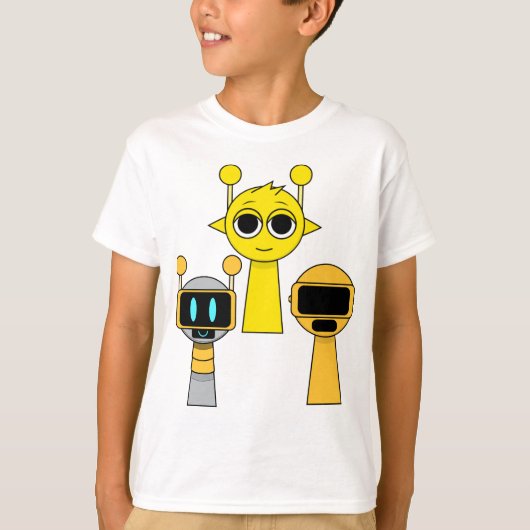 Sprunki - Simon Garnold Funbot T-Shirt (Vorderseite)