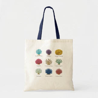 SPS Coral ID Vintag Botanische Illustration Tragetasche