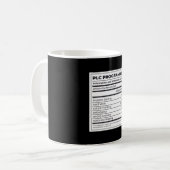 SPS-Programmierer Funny Programming Fakten Kaffeetasse (Vorderseite Links)