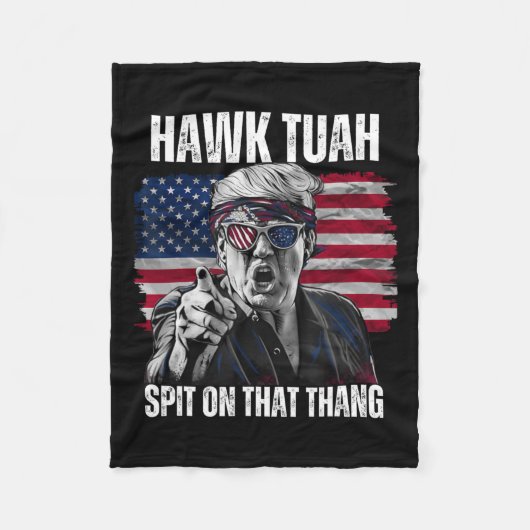 Spucke auf das Ding Funny Fleecedecke (Vorderseite)