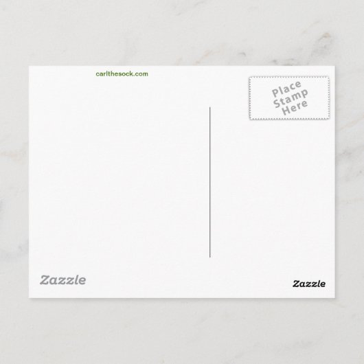 Spucke den Oktomom Postkarte (Rückseite)