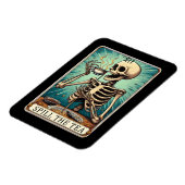 Spucken des Tee-Tarot-Kartenmagneten Magnet (Linke Seite)