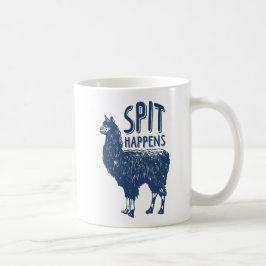 Spucken geschieht Kaffee-Tasse des Lama-| Kaffeetasse